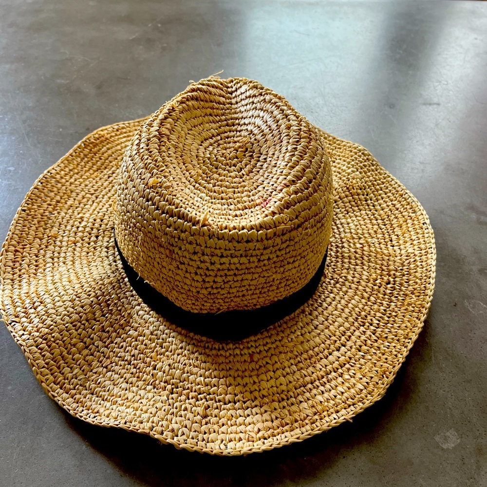 J Crew packable straw hat